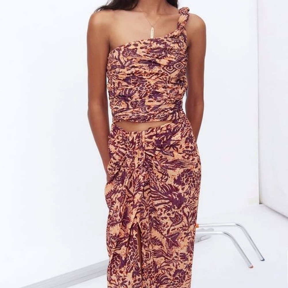 Bali style sarong skirt and top